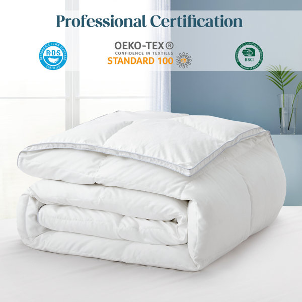 Alwyn Home 600in³/oz Fill Power All Season Goose Down Comforter